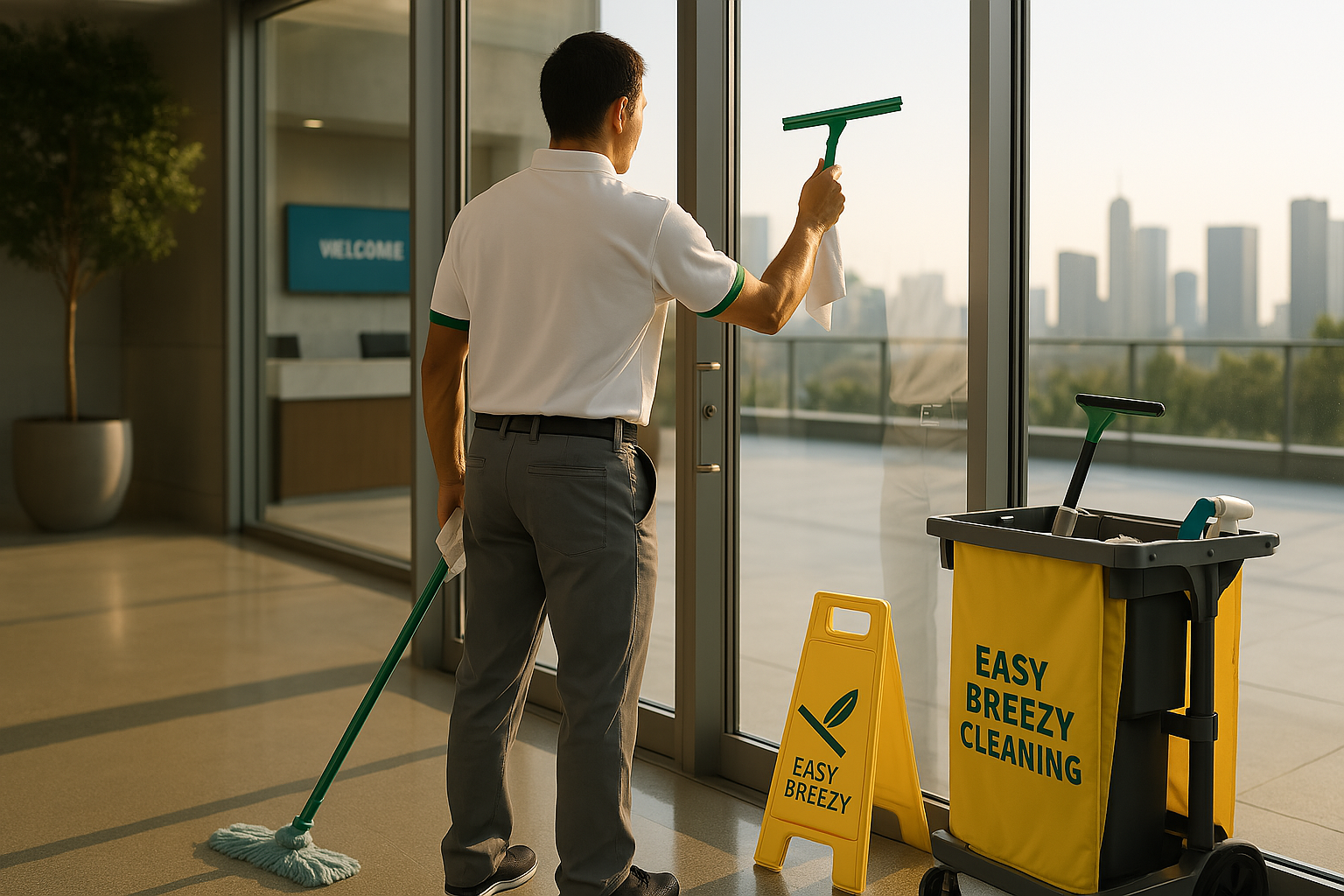 Easy Breezy Cleaning Common Area Lobby Cleaning